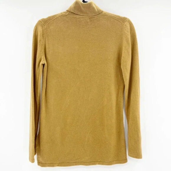 Express Turtleneck Sweater Women's Size M Light Brown Wool Acrylic Cozy Pullover - Picture 2 of 4